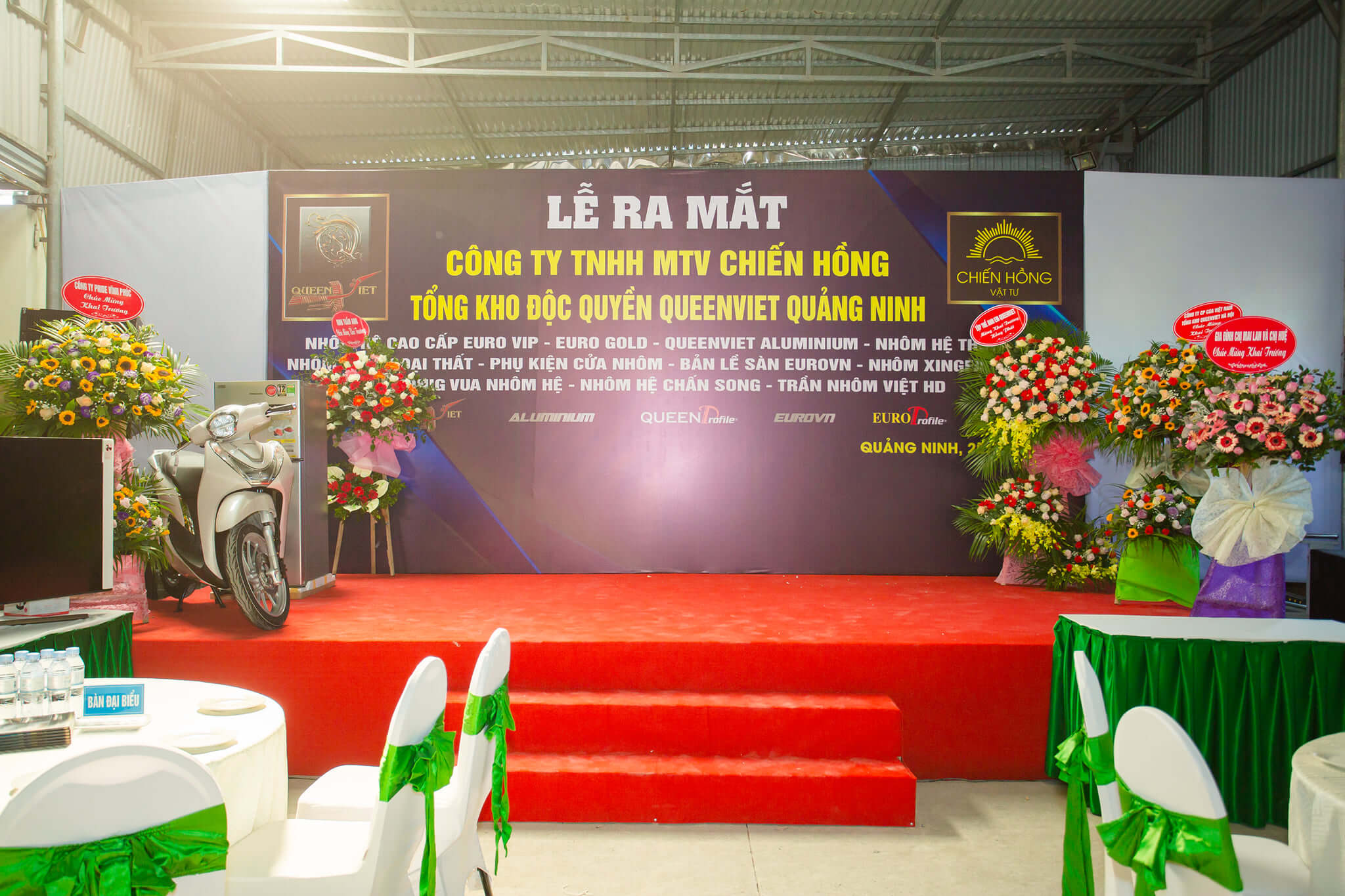 KHAI TRƯƠNG TỔNG KHO QUEENVIET CHIẾN HỒNG QUẢNG NINH